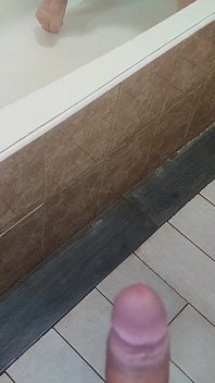 A Brunette Gets Pissed on