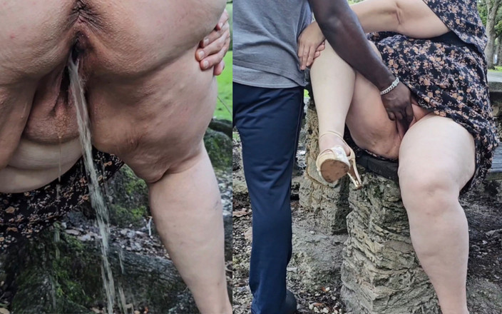 Big juicy ass booty clapper & jamdown: Chcaní v parku a prstění mé kundičky