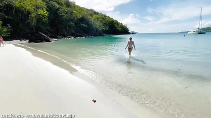 Dream Justin: Wife Gets Fucked by a Stranger at the Beach While...