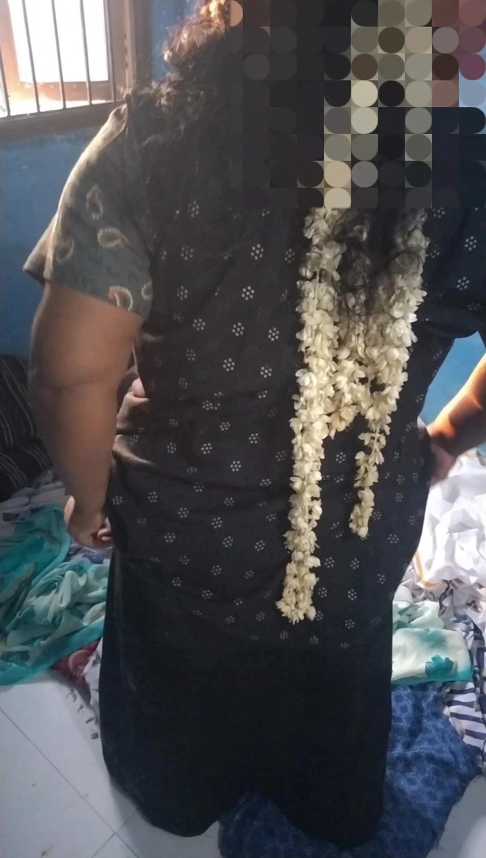 Tamil aunty dress change video