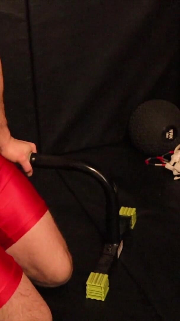 Wrestler Coregasm in Singlet (Jay Stroke)