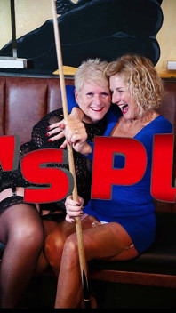 Pool Table Fun! Joolz V Mollymilf