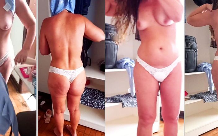 Mirelladelicia striptease: Aku pamer badan di kamar hotel