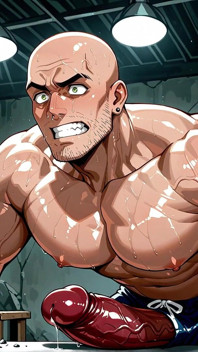 Ai Anime estilo homens de pau grande