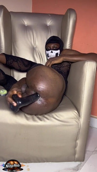 Ngentot dildo sendirian, memijat lubangku