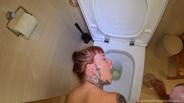 Yourfavecumslut: Pissende hungrige schlampe wird benutzt