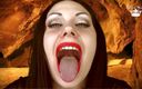 Goddess Misha Goldy: Hungry Werewolf quer consumi-lo vivo (em primeiro plano, boca, língua e...