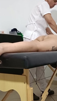 Massage with Hot Candle and Oil