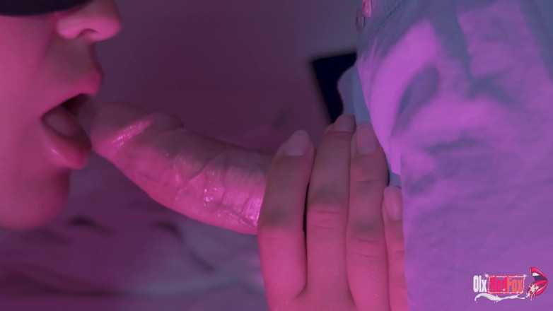 OlxRedFox: Nahaufnahme blowjob mit sperma im mund und schlucken