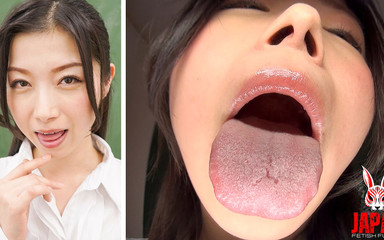 Japan Fetish Fusion: Lidah basah tsubaki kato meneteskan mukamu sampai wajahmu robek.