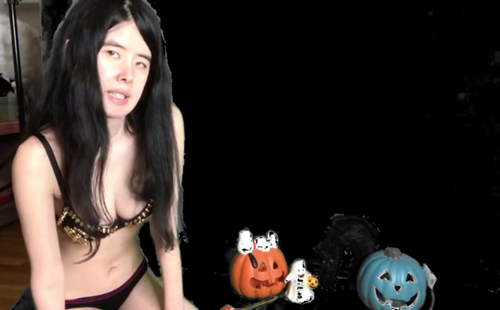Porno angels: Halloween, jogo de abóbora estrelando Alexandria Wu