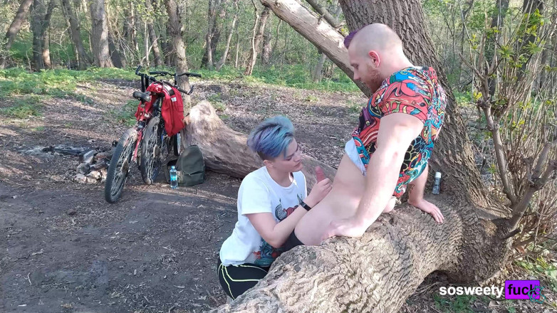 Sosweetyfuck: Sex in the forest near the road. Sosweetyfuck