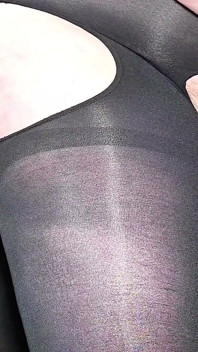 Fucking a Girl with a Angled Virgin Pick, and Cum in Her Big Cum on Nylon