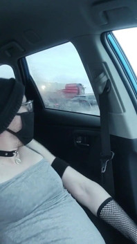 Risky Masturbation in Front of Strangers and Cumshot
