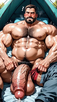 Big Cock Solo Gay Cum