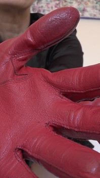 Red Leather Gloves-the Scent of Leather Makes You Weak, Lady Victoria Valente