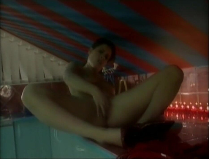 Lesbian Illusion: Solo hot masturbation for a real slut