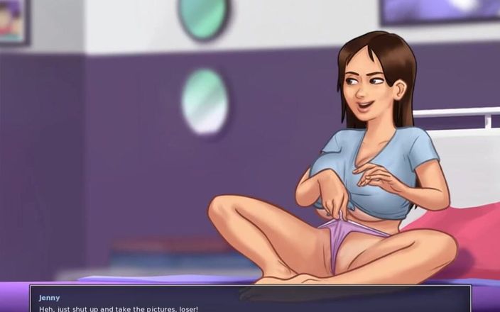 Miss Kitty 2K: Summertime saga - koekjestrommel - alleen alle seksscènes - Jennie #1 deel 75