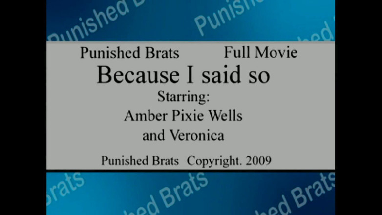Punished Brats Spanking: Můj výprask svědka (klasika Amber Pixie Well)