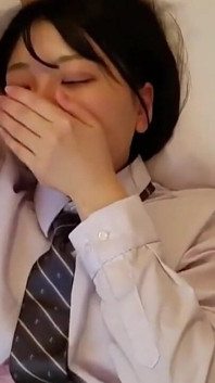 Extremely shy Japanese college girls gets fucked and creampied