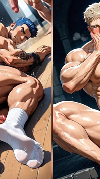 Dicker schwanz, arschfick mit sperma
