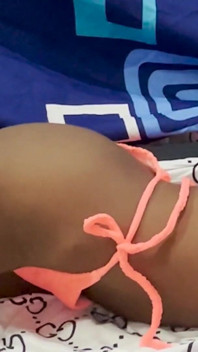 Flat Teen Riding with Panties on