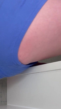 Humping Bathroom Counter in Hotel