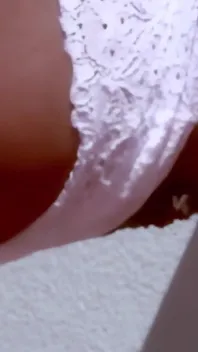 Gorgeous Skinny MILF Shanoon Takes a Pee on the Patio
