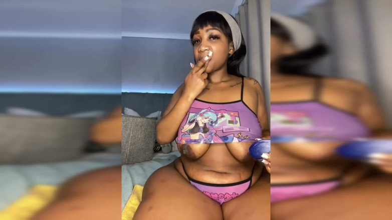 Legendary Booty Overdose: Fat Ass Ebony Multiple Squirting &amp; Ass Worshiping