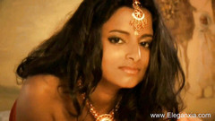 Eleganxia: Beautiful Indian babe dancing outdoor