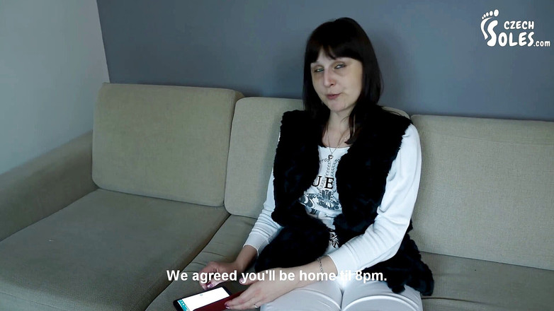 Czech Soles - foot fetish content: Masowanie stóp macochy, POV