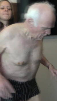 Old Patient Kicked by Home Help