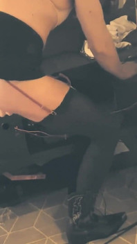 Wanted Production - Dildo, Vibrator, Red Black and Red Lingerie, Try Not to Cum