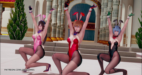 3D-Hentai Games: Somi - verjaardagsstripdans Evangelion Rei Ayanami Asuka Langley Sōryū Mari Illustrious...