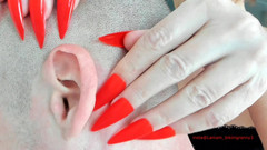 TaniaMilf: Asmr čištění ucha fetiš zralé puma dlouhé nehty
