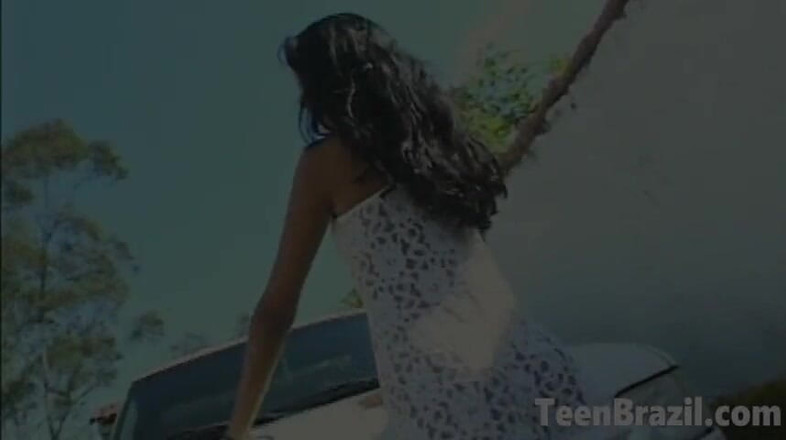 Teen Brazil: ブラジルからの毛深い猫の十代が浸透