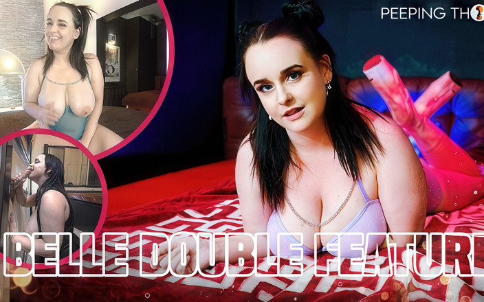 PeepingThom: Trénink u gloryhole pro prsatou britskou MILFku - dvojitá funkce se...