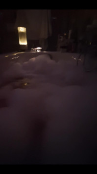 Masturbating