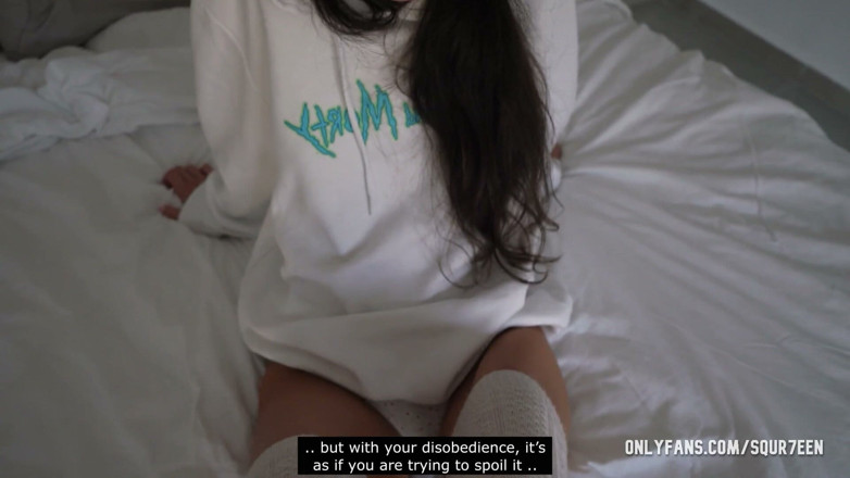 Squir7een: A Fragile Stepdaughter Is Roughly Punished for Absenteeism at College