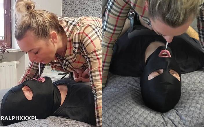 RalphXXXpl: 戴绿帽子的精液喂养汇编暨吞精 Cumkiss 调教