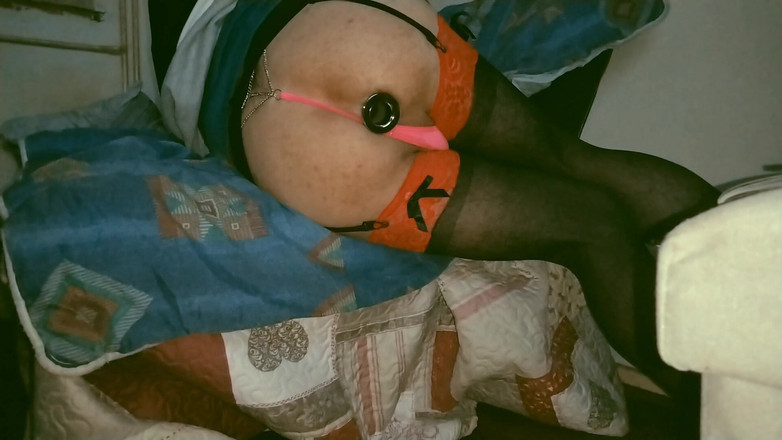 brake my ass: 내 예쁜 엉덩이는 Insinde를 볼 수있는 후장 플러그로 시작