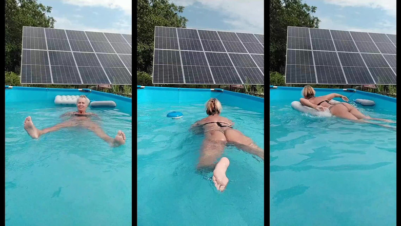 Lukerya: Žhavá hospodyňka Lukerya relaxuje