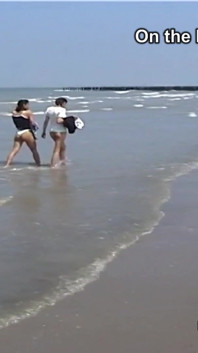 Backstage with Marcela & Maruscha on the Beach at Groede Zeeland (netherlands)