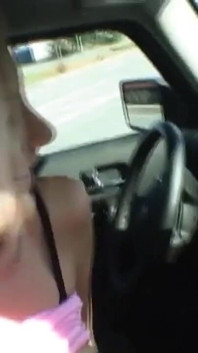 Two horny sluts who love transgression suck hard cock in the car