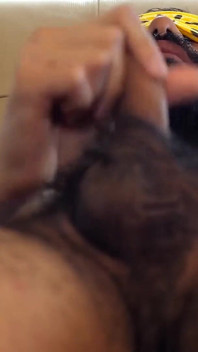 Tattooed Bear Avi Strider Jerks off Solo and Cums