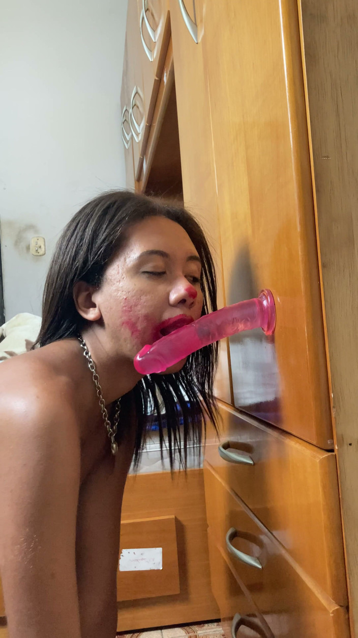 Lily Slav: Deepthroat Training Number Two