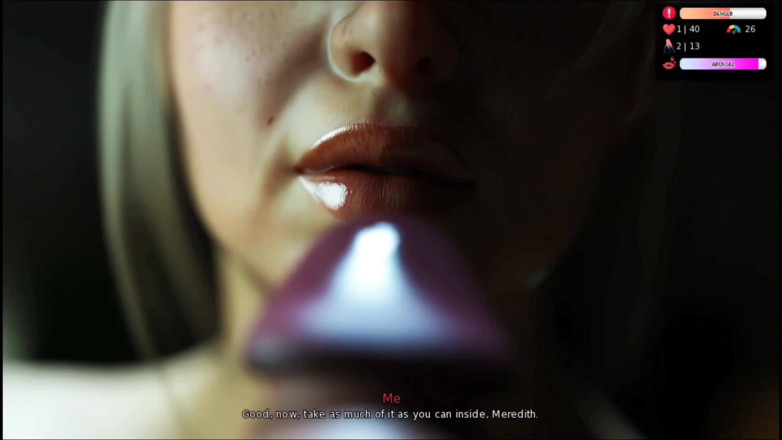 Introvert gamer: Tetek besar dan awek berpantat besar Meredith berkongkek keras