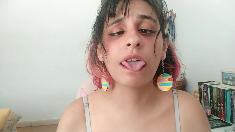Ms Candy Bunny: Silly Bimbo Slut Steals Your Cum! - Ahegao &amp; Spit