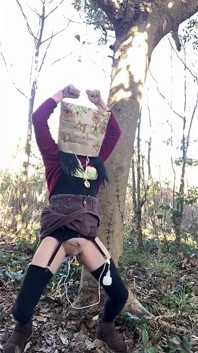 Master's Training Session No. 101: Outdoor Blindfolded Vibrator Training