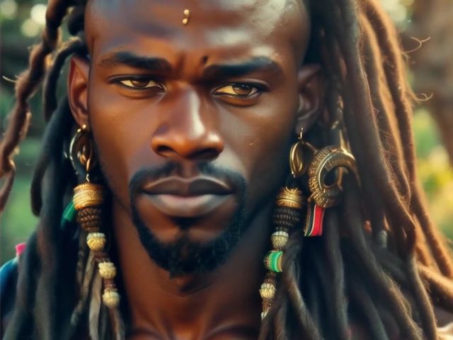 African Man in Nature (Jacks)